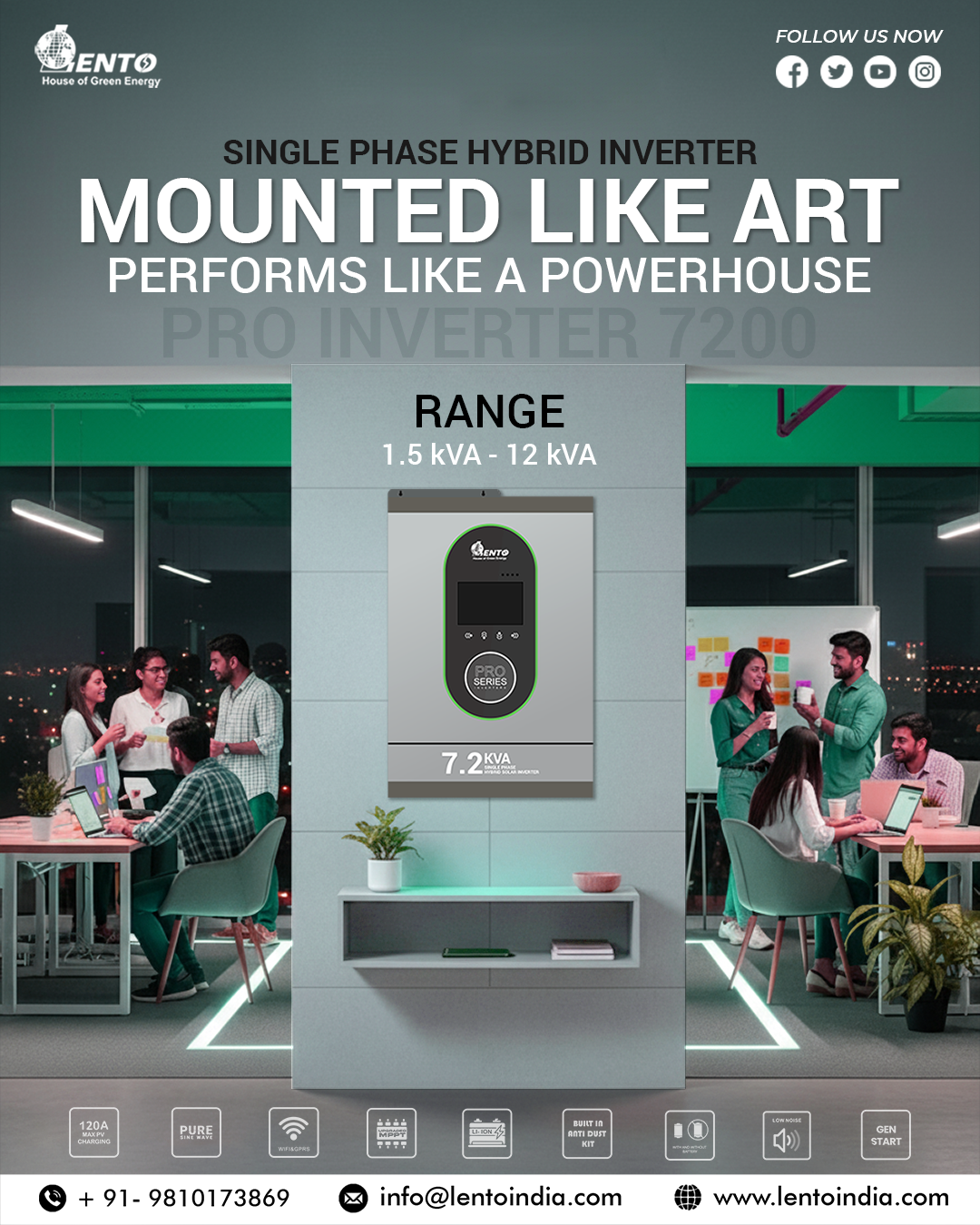 Hybrid Solar Inverter 850 VA Price in Afghanistan 2026